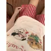 Pijama de Verão Feminino Estilo Japonês com Desenhos, Doce Estilo Celebridade da Internet para Usar em Casa, Fofo e Pode Ser Usado Fora, Atacado Transfronteiriço