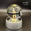 Adorno de Bola de Cristal de Elfo de Bolsillo 3D Pichu Bulbasaur Periférico de Pokemon Regalo de Cumpleaños