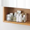 Armario con espejo caja de almacenamiento estante de almacenamiento cosméticos estante acrílico baño inodoro lápiz labial tocador brocha de maquillaje