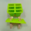 Molde de Helado de 6 Piezas Casero Paleta Vieja Paleta de Helado Paleta de Helado Palitos de Queso para Niños Fabricación de Hielo Grado Alimenticio