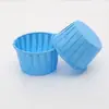 Taza para magdalenas resistente a altas temperaturas, taza de papel para bizcocho enrollado, portatarta de papel recubierto desechable