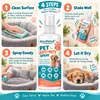 KineShineX spray removedor de ácaros para mascotas cama de mascota tapete manta sofá alfombra tela cuidado fresco para gatos y perros en casa