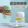 Taza en Forma de Grasa con Escala, Vaso de Agua de Vidrio de Borosilicato Alto, Taza Portátil para Servir Medicina Tradicional China, Taza de Regalo para Café, Taza para Leche de Soya
