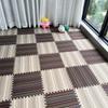 Alfombra Patchwork de Rayas de Espuma Alfombra de Piso Dormitorio Alfombra de Escalada Sala de Estar 2024 Nuevo Estilo Alfombra de Piso Alfombra para Habitación
