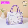 Bolsa de lona tridimensional personalizada con logo, bolsa de lona laminada promocional escolar, bolsa de lona personalizada con borlas y cintas