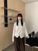 6UP Suéter de Cuello Alto de Lana Coreano Otoño e Invierno para Mujer 2024 Guangzhou Línea 13 Nuevo Estilo Muy Sencillo Top 90387