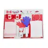 Suministros para Fans de la Copa Mundial 2026 EE.UU.-México-Canadá Bufanda de Satén con Borlas Bandera Pulsera Gafas Pintura Facial Palmas Personalización