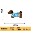 Em estoque Autoadesivo Sem costura Adesivos de Tecido Bordado de Cachorrinho Patch de Cachorro Dachshund Bagagem Sapatos e Chapéus Acessórios de Vestuário Adesivos Decorativos