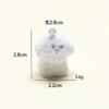Perro de Peluche Dibujo Animado Animal Lindo Pequeño Koji Oso Teddy Pelo Dorado Llavero de Coche Decoración para Bolso Colgante DIY