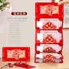 Envelopes Vermelhos Shouzi Presente de Retorno Shoubianshan Feliz Aniversário para Pais Idosos Bolsa de Envelope Vermelho Criativa Personalizada