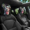 Funda para reposacabezas de coche con diseño de cachorro animal, funda de asiento a prueba de polvo, estilo lindo, almohada de coche, almohada para el cuello