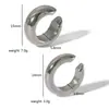 Pinza para oreja estilo celebridad de Internet ins europea y americana, clip para hueso de oído sin perforación de acero inoxidable bañado en oro de 18 quilates, pendientes de moda personalizados de alta calidad para mujer
