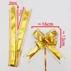 50 Flores de Tirar Mariposa Mate, Flores de Tirar con Cinta Grande para Navidad, Pascua y San Valentín, Lazos de Mariposa de Organza Transfronterizos