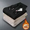Pantalones de Felpa de Cordero y Algodón Tallas Grandes para Hombres y Mujeres Otoño e Invierno Forrados de Felpa Engrosados Cálidos para Parejas Rectos Casuales Pantalones de Chándal Pantalones Forrados de Felpa