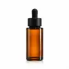 Em Estoque Criativo 30ml 50ml 60ml 80ml 100ml Frascos à Prova de Luz para Óleos Essenciais Frascos Conta-gotas Embalagens Cosméticas