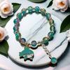 Pulseira Princesa Fofa Cor de Doce para Melhores Amigas, Pulseiras de Contas para Crianças, Doce e Sofisticada, Bijuterias Versáteis para Barracas