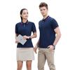 Camisa Polo de Algodón con Cuello Solapa Camiseta para Hombre Uniforme de Grupo de Trabajo Camisa con Logo Impreso Cuello de Camisa Tira Reflectante Manga Corta
