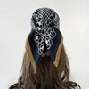 Venta al por mayor para comercio exterior en AliExpress: Pañuelo para la cabeza de nuevo estilo, pañuelo de seda, pañuelo cuadrado chino de 68 cm, chal para mujer, pañuelo para el cuello con estampado de pata de gallo