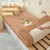 Sábana de gasa de doble capa para dormitorio estudiantil, pieza individual, apta para todas las estaciones, funda de sábana de color liso, no es algodón puro, cubierta de polvo de algodón completo