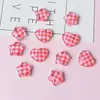 Ins Pequeno Fresco Transparente Xadrez Coração Estrela de Cinco Pontas Resina Acessórios para Cabelo Sapatos Material DIY Fabricante Direto no Atacado