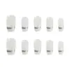 Plata Transparente Línea Plateada Ojo de Gato Textura de Alta Calidad Estilo Girly Estilo Hermana Mayor Manicura Corta 30-t Uñas Portátiles
