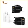 Nuevo Cargador de Teléfono Móvil Pd+Usb Tipo-C Estándar Europeo, Americano y Británico 5V2A Adaptador Multipuerto Cabezal de Carga para Tableta