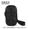 Europa del Este Venta Caliente Piel de Hueso de Cocodrilo Siamés Bolso de Pecho para Hombre Cuero Genuino Casual Todo Fósforo Bolso de Hombro Diario Bolso Cruzado para Hombre