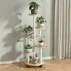Estante de Flores para Balcón Transfronterizo, Estante de Almacenamiento de Pie, Estante de Flores Modular de Lujo Ligero para Interiores, Estante de Macetas de Múltiples Niveles para Plantas Trepadoras y Plantas Verdes
