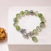 Pulseira Elegante de Luxo Leve Colorida Pedra Natural Chinesa Étnica Lótus Ruyi Estilo Nacional Pulseira Melhor Amigo Joia