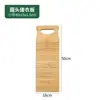 Tábua de Lavar de Bambu, Espessada e Antiderrapante, para Lavar Roupas à Mão, Tábua de Lavar Curva com Grande Coleta de Água, Almofada para Ajoelhar
