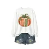 Libro de Calabaza Borde Dorado Comercio Electrónico Transfronterizo Amazon Mayorista Para Mujer Holgado Versátil Tallas Grandes Moda Casual Sudadera con Capucha