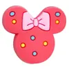 Cuentas de Goma Suave de PVC con Cabeza de Mickey Linda Transfronterizas con Agujero Pasante Cuentas de Enfoque Cadena de Teléfono Móvil DIY Bolígrafo con Cuentas Accesorios de Joyería Venta al por Mayor