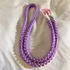 Lanyard Tejido de Lujo Ligero de Moda Correa Cruzada Larga para Exteriores Duradera Anti-Caídas Anti-Pérdida Correa de Muñeca Gruesa Simple