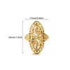 Anillo Minimalista Fresco Estilo Línea Acero Inoxidable, Chapado en Oro de 18K, No se Desvanece, Anillo para Dedo Índice, Joyería al por Mayor