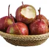 Pera Arcoíris Rara de Shaanxi, envío directo 3/5/ 4.5 kg fruta grande, crujiente, dulce, jugosa, pera de temporada de piel roja, fruta fresca