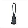 Tirador de Cremallera Pequeño en Forma de T de PP Negro en Stock del Fabricante con Diseño Dentado para Cremallera de Mochila, Tirador de Bolsa y Hebilla de Tirador para Extremo de Bolsa