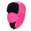 Chapéu Lei Feng Personalizado à Prova de Frio de Inverno Acolchoado com Forro de Lã para Homens e Mulheres Proteção de Orelha para Exterior Chapéu de Algodão Quente Chapéu com Máscara de Inverno