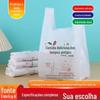 Sacola plástica descartável para compras take-out bolsa colete portátil celebridade da internet bolsa de embalagem espessa bolsa de aspecto fábrica atacado