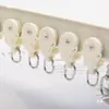 Acessórios para trilhos de cortina materiais auxiliares rolete trilho reto antigo trilho curvo trilho guia ganchos anéis patins da trilha de correr rodas de polia anéis de fecho