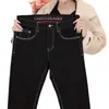 Jeans preto de alta qualidade, casual moderno, elástico, corte justo, fino, masculino, versátil, emagrecedor, novo estilo, calça skinny