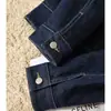 Chaqueta vaquera lavada estilo workwear, top ajustado, solapa holgada, chaqueta corta de manga larga para mujer primavera/otoño 2026