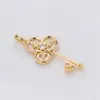 Accesorios para Colgantes de Perlas DIY, Chapado en Oro, Conserva el Color, Base Elegante y de Moda para Colgantes de Perlas, Base de Cadena Semi-Terminada