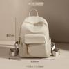 Ropa de Trabajo Casual Estilo Coreano Mochila para Computadora para Mujer 2026 Primavera y Verano Versátil Simple Tela Oxford Mochila de Viaje Gran Capacidad