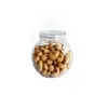 Envase de plástico PET de 500 ml para alimentos, tarro para caramelos y galletas, tarro de plástico transparente para frutos secos, tambor plano para alimentos secos, botella esférica