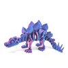 Impresos en 3D Transfronterizos Más Vendidos Esqueleto de Dinosaurio Estegosaurio Articulaciones Deformables Adornos Regalos Hechos a Mano Artesanías Juguetes de Moda Celebridades de Internet