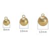 Chapado en Cobre Oro 14K Paquete Oro Caña Ragline Redondo Colgante Cuentas Hecho a Mano DIY Pulsera Aretes Colgante de Bola Colgante Material Accesorios de Bola Colgante