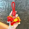 2026 Ano do Cavalo Novo Chaveiro de Couro de Pônei Exquisito Fofo Pingente de Bolsa Pequeno Presente de Ano Novo Decoração Atacado