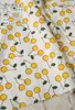 O Dono da Loja Recomenda Tecido de Algodão Puro com Estampa Xadrez Cereja Retro Pintado à Mão para Roupas Infantis, Roupas de Boneca, Camisas e Artesanato DIY