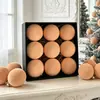 Decorações de Árvore de Natal 6/8cm Vintage Cimento Fosco Veludo Flocado Bolas de Natal Display de Janela Enfeites Pendurados