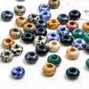 8*14 Cuentas de Ábaco de Cristal Natural con Agujero Grande Cuentas Espaciadoras con Hebilla de Seguridad Cuentas Sueltas Hechas a Mano DIY Accesorios de Joyería de Cuerda con Cuentas